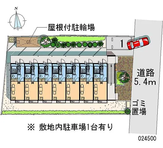 ★手数料０円★立川市柴崎町１丁目 月極駐車場